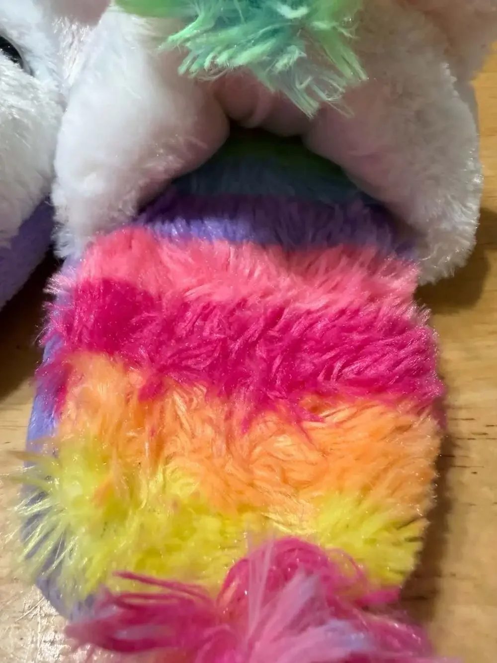 Wonder Nation Unicorn Plush Slippers Size 2-3